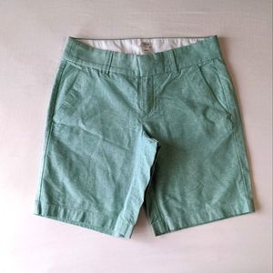 J. Crew Mint Green Bermuda Shorts Size 0